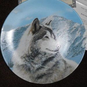 W S George Fine China collectible plate. SOLITARY WATCH